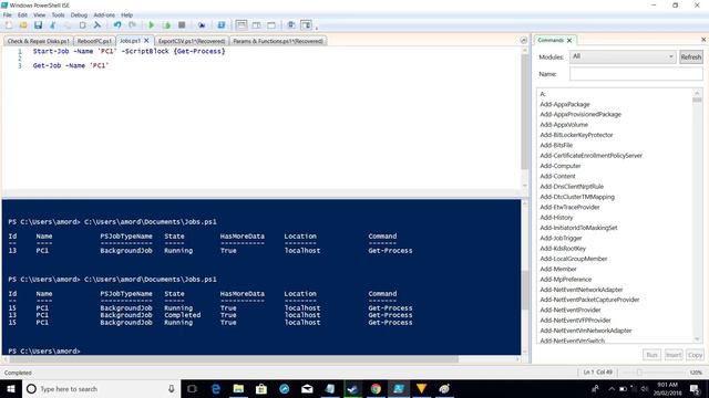 Power Shell - Jobs смотреть онлайн