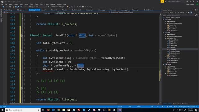 C++ Blocking Sockets Networking [Winsock] Tutorial 12: Partial Packets Sendall/Recvall смотреть онлайн