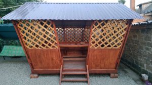 Как сделать беседку? Беседка своими руками за пару дней! Бюджетный вариант!