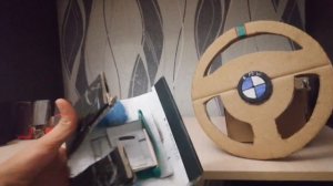 Игровой руль из картона | Обзор