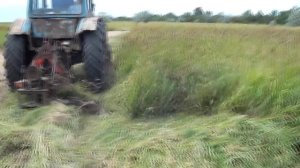 Мтз 80 с сенокосилкой!