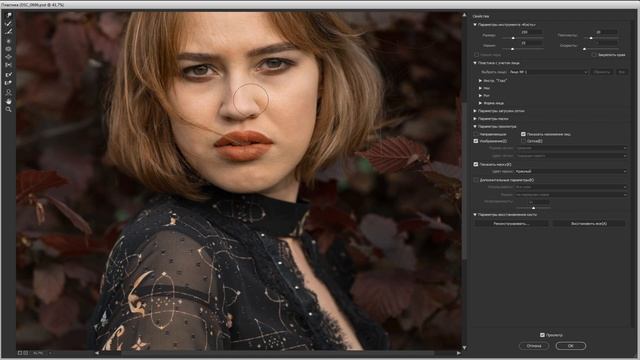 Фильтр пластика в Photoshop смотреть онлайн