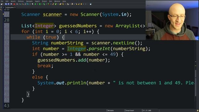 Coding And Playing The Lottery In Java - Full Tutorial with Source смотреть онлайн