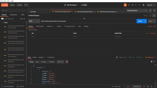 PHP STUDENT API смотреть онлайн