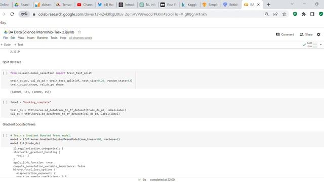 Code review: BA Customer Bookings dataset using Tensorflow Random Forest смотреть онлайн