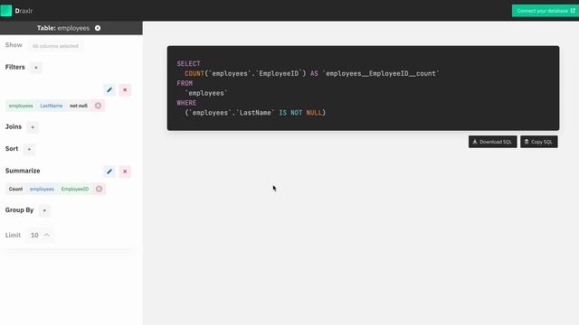Generate SQL Queries without writing Code смотреть онлайн