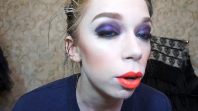 FOTD- DRAMATIC PURPLES & ORANGES смотреть онлайн