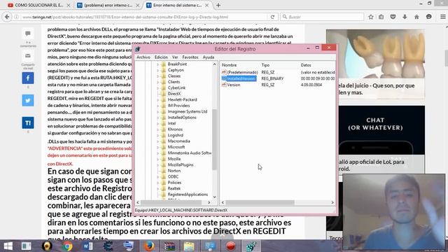 ERROR de DirectX : DXError.log y Direct.log SOLUC смотреть онлайн