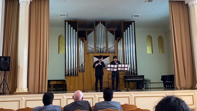 3-part sonatina for Flute and Clarinet - Sara A. Dilruba #baku #azerbaijan #classic #music #art смотреть онлайн