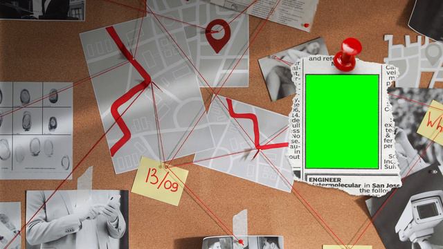 Detective Board Green Screen | FREE GREEN SCREEN | BFA смотреть онлайн