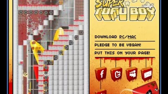 Let's Play Super Tofu Boy (PeTA Game Parody) смотреть онлайн