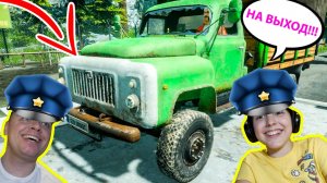 ВАШИ Документы Выйти из МАШИНЫ Развернули ГРУЗОВИК в Contraband Police Game