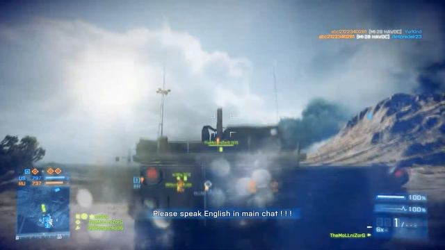 Epic Kill With Abrams (bf3)