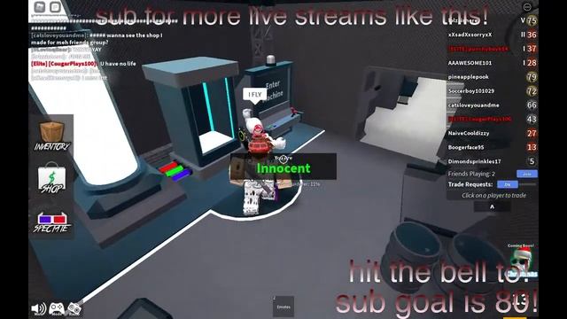 ?come join you guys git to pick what game! play?sub goal 10 rbx gift card? смотреть онлайн