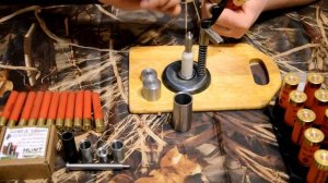 Обжим донца гильзы с помощью приспособления «ВЖИК» от «HUNT MASTER»