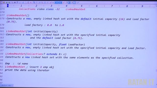 Core java || Collections Framework || video-32 || LinkedHashSet Constructors || By Ratan sir смотреть онлайн