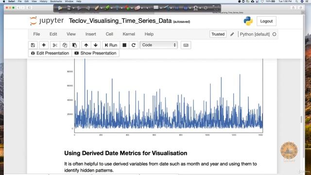 Seaborn On Time Series Data|Data Visualization|Python смотреть онлайн