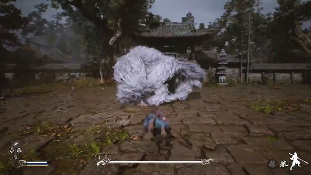 Black Myth WuKong - Dragon & Wolf Demon Boss Fight (4K 60FPS)