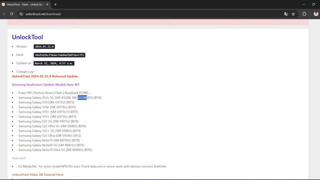 FRP SAMSUNG QUITAR CUENTA GOOGLE A52 S10 S22 S23 UPDATE UNLOCKTOOL EDL NEW MODELS NEW BIT