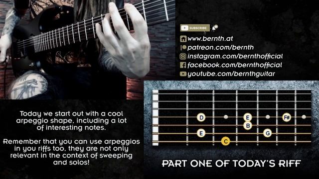 How To Shred On 7 Strings | Modern Metal Riffs & Licks Lesson смотреть онлайн