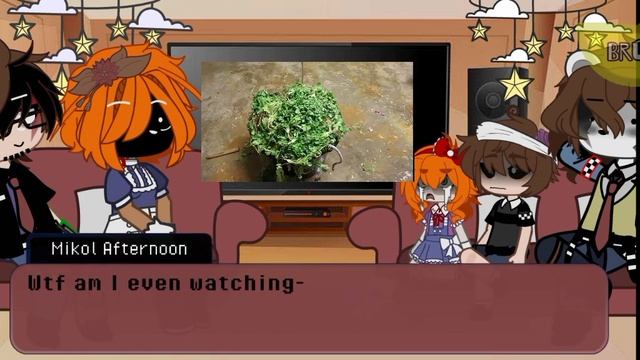 The Afton's react to HowToBasic || First reaction vid || ⚠️ Warning: wtf- ⚠️ || Gacha Club смотреть онлайн