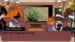 The Afton's react to HowToBasic || First reaction vid || ⚠️ Warning: wtf- ⚠️ || Gacha Club