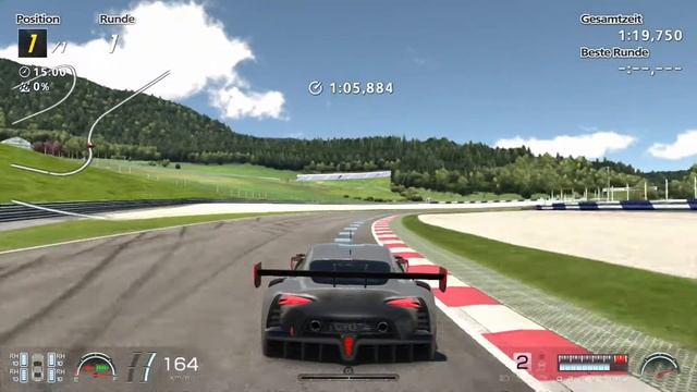 Gran Turismo 6 - Toyota FT - 1 Vision GT Red Bull Ring Gameplay [1080p/German/PS3] смотреть онлайн