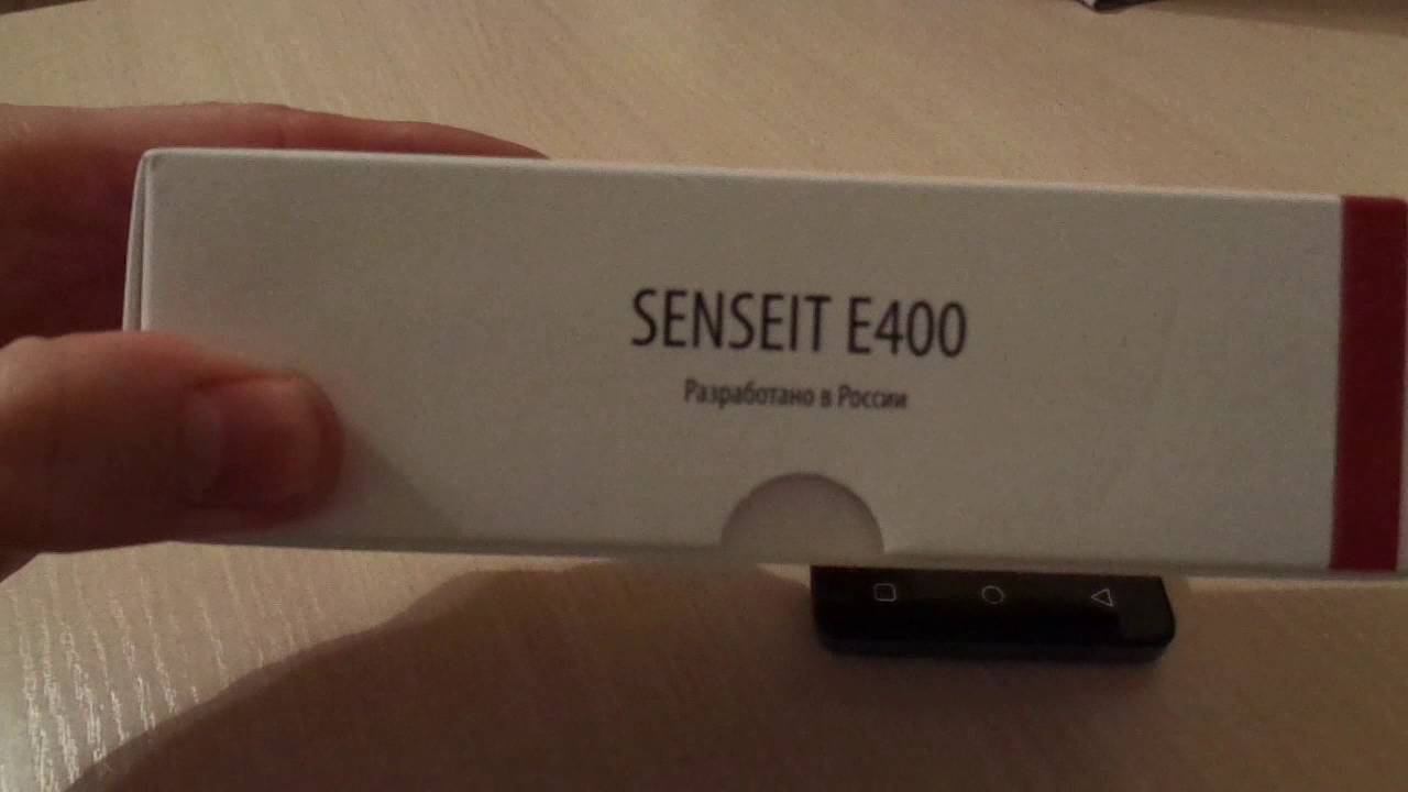 Видеообзор ТЕЛЕФОНА SENSEIT E400. смотреть онлайн