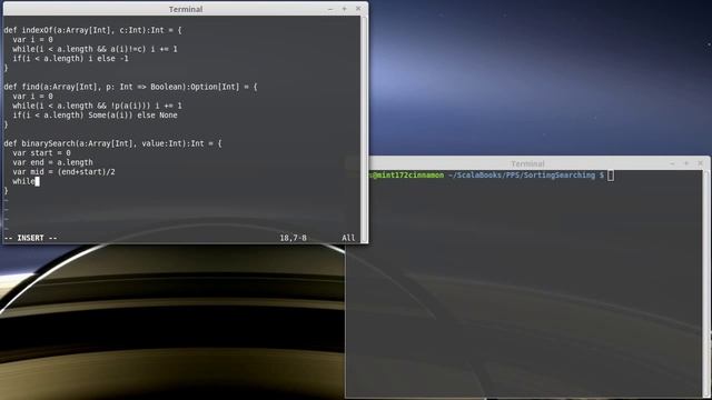 Binary Search 1 (in Scala) смотреть онлайн