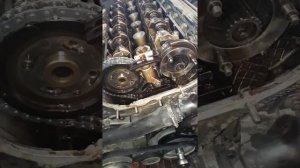 установка фаз грм, bmw m52.