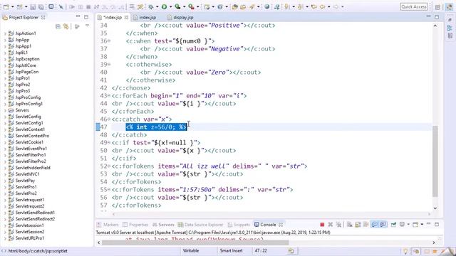 Java JSP JSTL xml смотреть онлайн