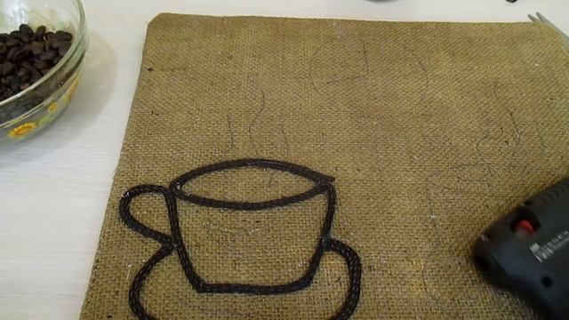 КАРТИНА ИЗ КОФЕЙНЫХ ЗЕРЕН. СВОИМИ РУКАМИ. смотреть онлайн