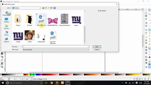 Tracing a simple layered image in Inkscape смотреть онлайн