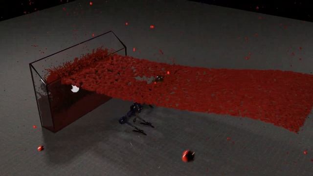 Robot Flip With Particle Fluids - Blender смотреть онлайн