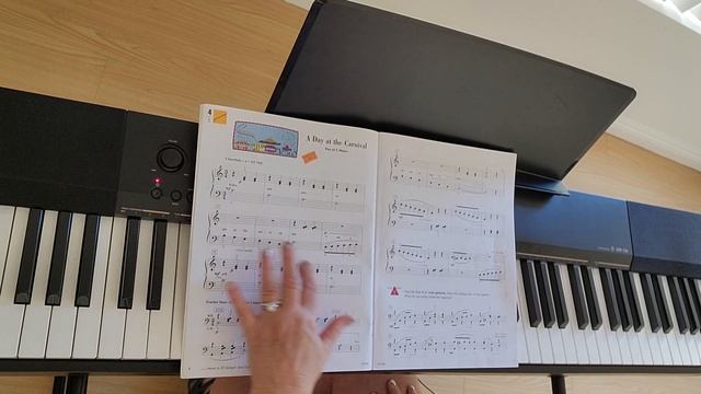 PIANO DEMO TUTORIAL "A Day at the Carnival" Piano Adventures Level 2B Performance Book. смотреть онлайн