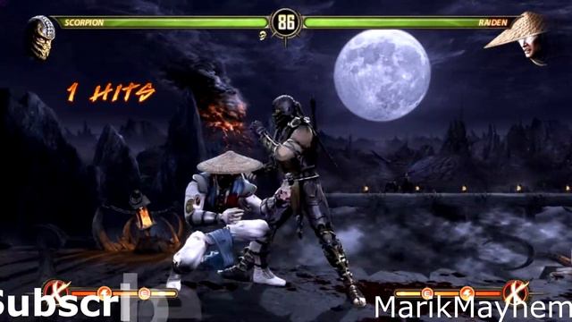 Mortal Kombat 9 Komplete edition PC gameplay Max settings with Scorpion (fatality) смотреть онлайн