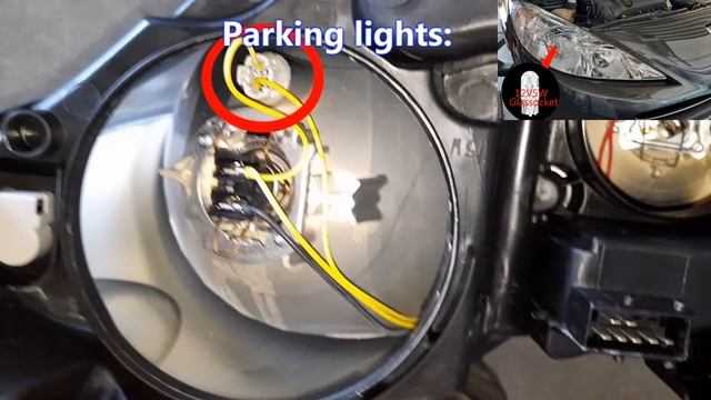 Peugeot 207 headlight bulb replacement - Tutorial смотреть онлайн