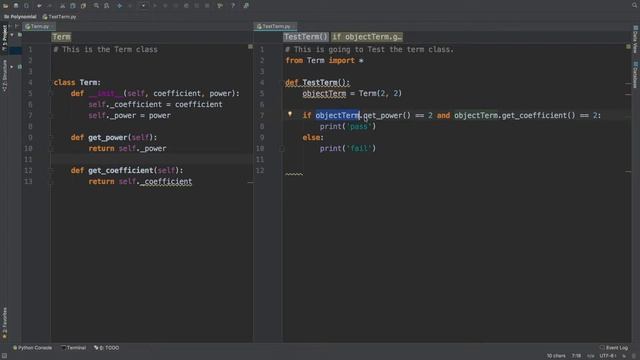 Python Polynomial Multiplier App - 3 - Testing The Term Class смотреть онлайн