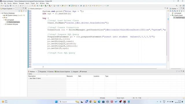 Connect Oracle Database 21C Express Edition with Eclipse Ide 2023-03 #oracledatabase смотреть онлайн