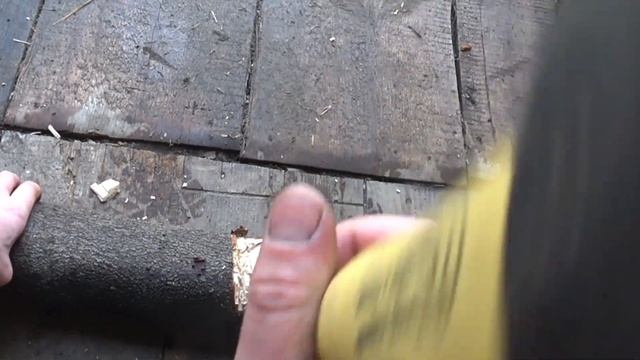 Делаю одностороннюю заточку топора. Мой отзыв.