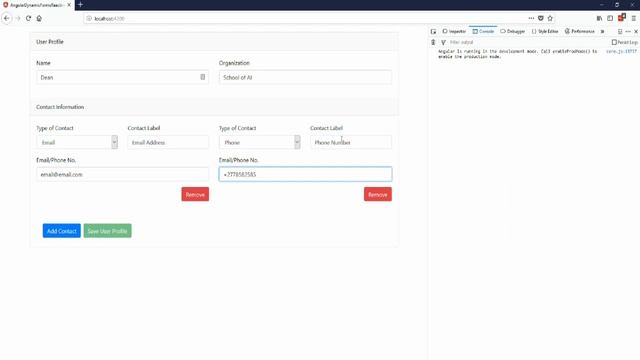 Dynamic Form Fields in Angular Reactive Forms смотреть онлайн