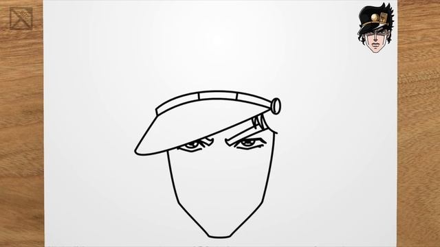 Как нарисовать Джотаро Куджо из ДжоДжо! смотреть онлайн