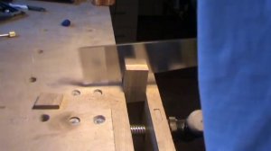 Простой шаблон для ласточкиного хвоста