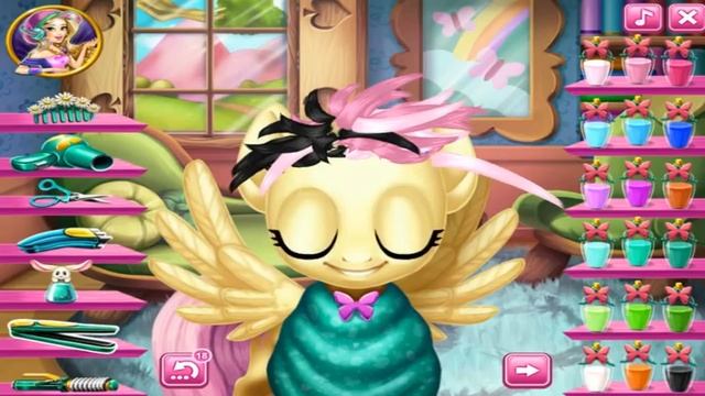 Игра Прическа для Флаттершай смотреть онлайн