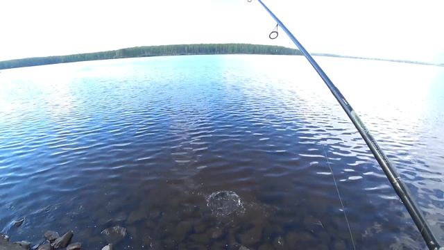 СПИННИНГ С БЕРЕГА!!! НА РЫБАЛКЕ В ГРОЗУ!!! смотреть онлайн