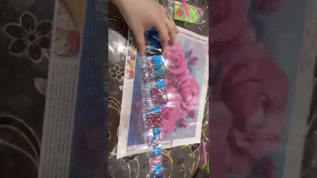 Алмазная вышивка сверкающие розы смотреть онлайн