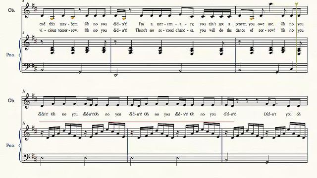 Oh No You Didn't - mercenaries 2 - BEST piano sheet music смотреть онлайн