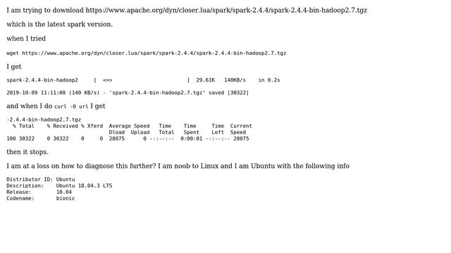 wget and curl stop very quickly and failed to download a file? (2 Solutions!!) смотреть онлайн