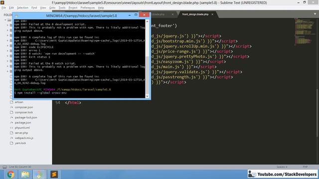 #1 Vue.js 2 with Laravel 5.8 | Install Node.js | Install NPM | Run Node.js | Run Vue.js смотреть онлайн